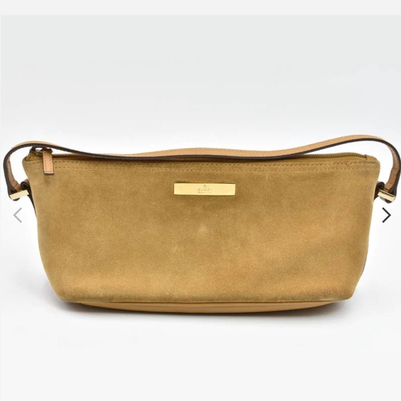 SALEπ Gucci Y2K Suede Baguette Mini Bag - Picture 1 of 10